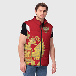 Мужской жилет Сборная России: эксклюзив, цвет: 3D-черный — фото 2