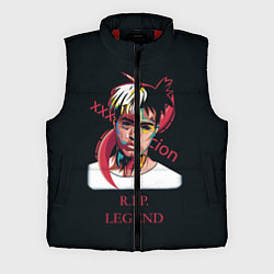 Мужской жилет XXXTentacion: RIP Legend, цвет: 3D-красный