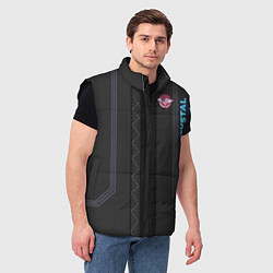 Мужской жилет Cyberpunk 2077: Crystal Jock, цвет: 3D-черный — фото 2