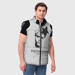 Мужской жилет XXXTentacion RIP, цвет: 3D-светло-серый — фото 2