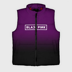 Мужской жилет Black Pink: Violet Gradient, цвет: 3D-красный