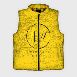 Мужской жилет 21 Pilots: Yellow Grunge, цвет: 3D-красный