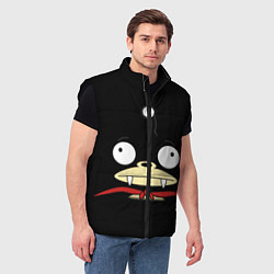 Мужской жилет Лицо Ниблера, цвет: 3D-черный — фото 2