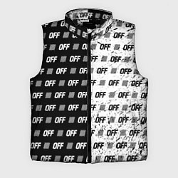 Мужской жилет Off-White: Black & White, цвет: 3D-черный