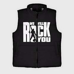 Мужской жилет Queen: We will rock you, цвет: 3D-светло-серый