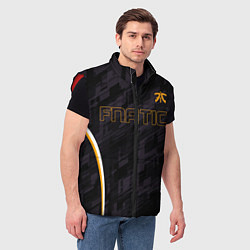 Мужской жилет Cs:go - Fnatic The Form 2022, цвет: 3D-красный — фото 2