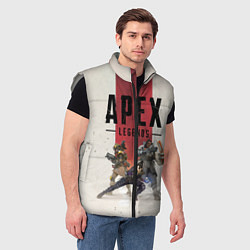 Мужской жилет Apex Legends, цвет: 3D-светло-серый — фото 2