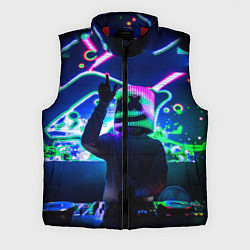 Мужской жилет Marshmello: Neon DJ, цвет: 3D-красный