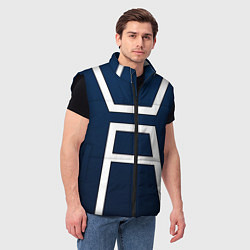 Мужской жилет Моя геройская академия -КОСТЮМ, цвет: 3D-черный — фото 2