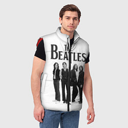 Мужской жилет The Beatles: White Side, цвет: 3D-красный — фото 2