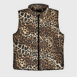Мужской жилет Шкура леопарда, цвет: 3D-черный