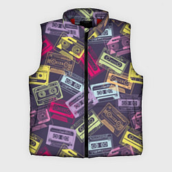 Мужской жилет Разноцветные ретро кассеты