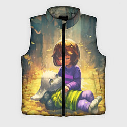 Мужской жилет Фриск и Азриэль, цвет: 3D-светло-серый