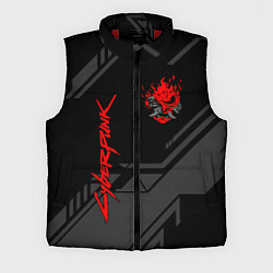Мужской жилет Cyberpunk 2077: Grey Samurai, цвет: 3D-красный