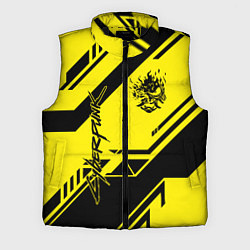 Мужской жилет Cyberpunk 2077: Yellow Samurai, цвет: 3D-черный