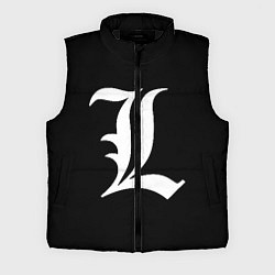Мужской жилет DEATH NOTE ТЕТРАДЬ СМЕРТИ L, цвет: 3D-черный