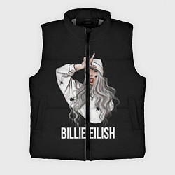 Мужской жилет BILLIE EILISH, цвет: 3D-светло-серый