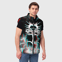 Мужской жилет GHOSTEMANE GLITCH, цвет: 3D-красный — фото 2