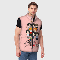 Мужской жилет Stray Kids, цвет: 3D-черный — фото 2