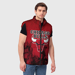 Мужской жилет CHICAGO BULLS, цвет: 3D-красный — фото 2