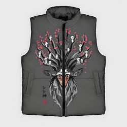Мужской жилет Princess Mononoke, цвет: 3D-черный
