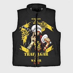 Мужской жилет One Piece Trafalgar Water, цвет: 3D-светло-серый
