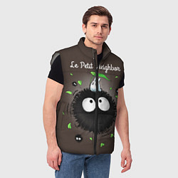 Мужской жилет My Neighbor Totoro, цвет: 3D-светло-серый — фото 2