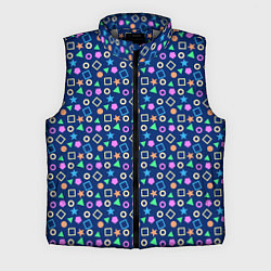 Мужской жилет Весёлые фигурки, цвет: 3D-светло-серый