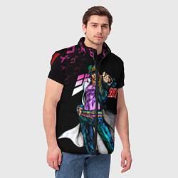 Мужской жилет JOJOS BIZARRE ADVENTURE, цвет: 3D-красный — фото 2