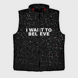 Мужской жилет I WANT TO BELIEVE, цвет: 3D-красный