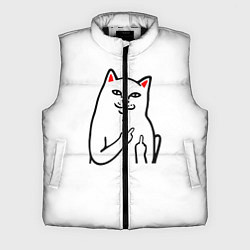 Мужской жилет Meme Cat, цвет: 3D-черный