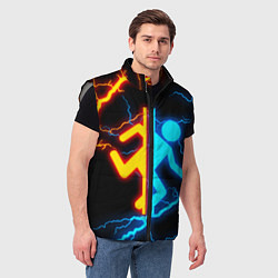 Мужской жилет PORTAL, цвет: 3D-светло-серый — фото 2