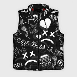 Мужской жилет LIL PEEP, цвет: 3D-красный