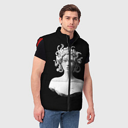 Мужской жилет Горгона с татуировками, цвет: 3D-красный — фото 2