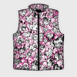 Мужской жилет Ahegao валентинки, цвет: 3D-светло-серый