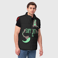 Мужской жилет Support, цвет: 3D-красный — фото 2