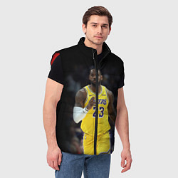 Мужской жилет Леброн Джеймс, цвет: 3D-красный — фото 2