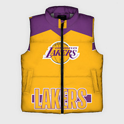 Мужской жилет Los Angeles Lakers, цвет: 3D-светло-серый