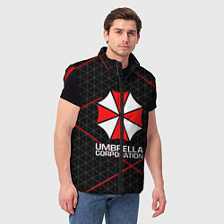 Мужской жилет UMBRELLA CORP, цвет: 3D-красный — фото 2