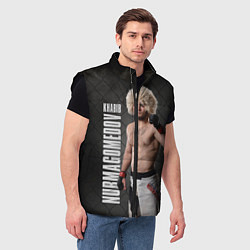 Мужской жилет Хабиб Нурмагомедов, цвет: 3D-черный — фото 2