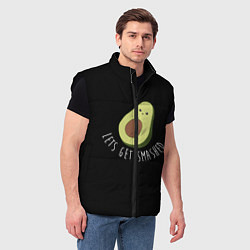 Мужской жилет Авокадо, цвет: 3D-черный — фото 2