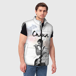 Мужской жилет Сплин, цвет: 3D-светло-серый — фото 2