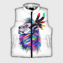 Мужской жилет Лев арт