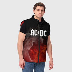 Мужской жилет AC DC, цвет: 3D-красный — фото 2