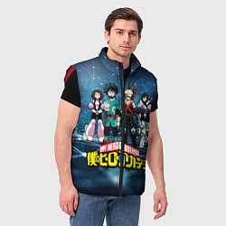 Мужской жилет Моя геройская академия, цвет: 3D-красный — фото 2