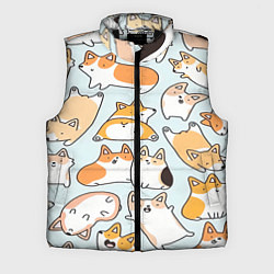 Мужской жилет Корги, цвет: 3D-черный