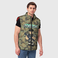Мужской жилет Roblox 23 February Camouflage, цвет: 3D-красный — фото 2