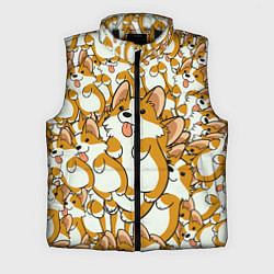 Мужской жилет Корги, цвет: 3D-черный