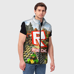 Мужской жилет ROBLOX, цвет: 3D-черный — фото 2