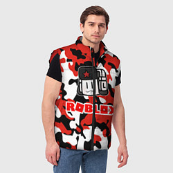 Мужской жилет ROBLOX, цвет: 3D-красный — фото 2